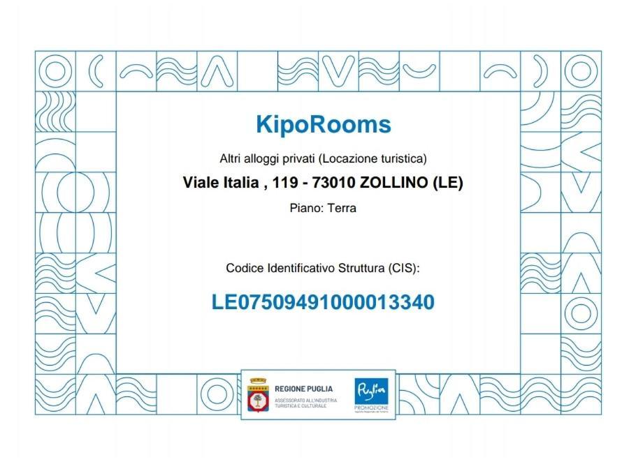 Kiporooms Zollino Exterior photo